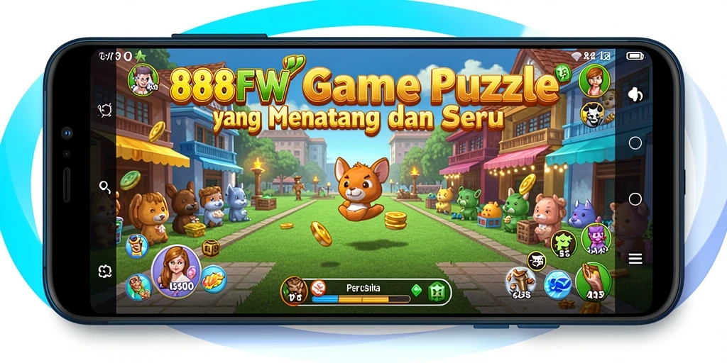 Gameplay seru 888FW dengan teka-teki menantang.