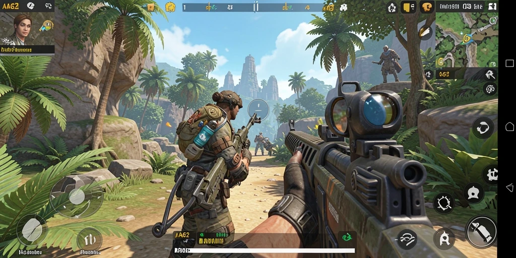Tampilan menarik dengan gameplay TPS yang seru.