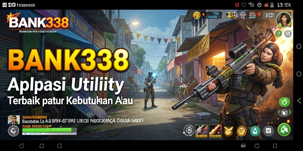 Tampilan utama aplikasi BANK338 yang memudahkan pengelolaan Utility.