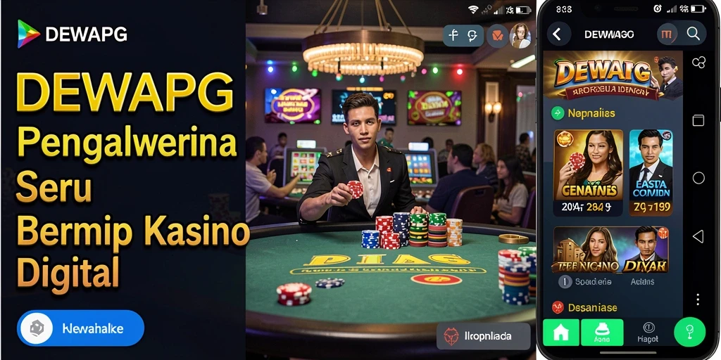 Screenshot gameplay DEWAPG menampilkan keseruan bermain Kasino.