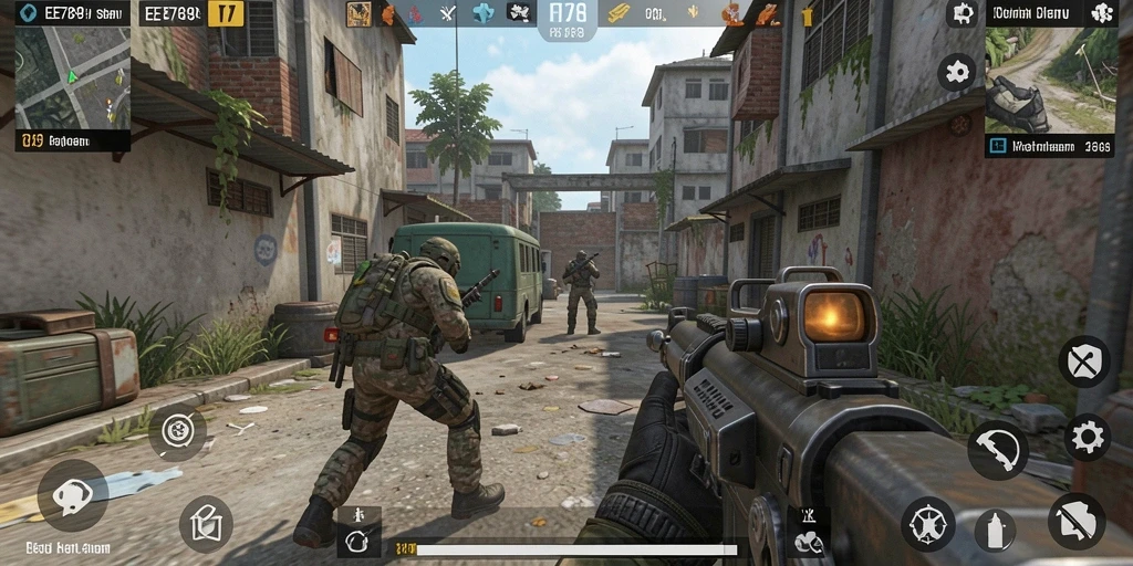 Gameplay seru EE789 menampilkan pertempuran TPS yang mendebarkan.