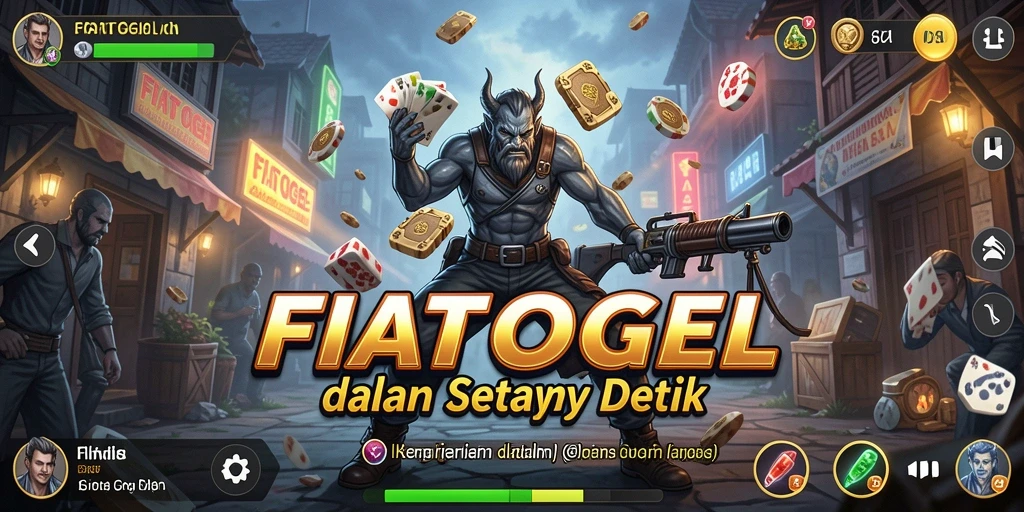 Tangkapan layar penuh ketegangan dalam gameplay FIATOGEL.