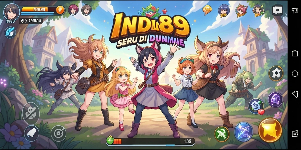 Tampilan menarik dari gameplay Anime yang mendebarkan di IND89.