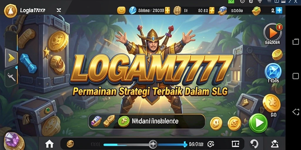 Tampilan gameplay <strong>LOGAM777</strong> yang memukau dan dinamis.