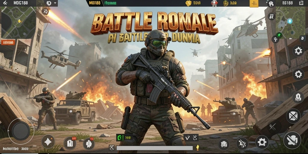 Gameplay seru dengan pertempuran intens di MDG188.