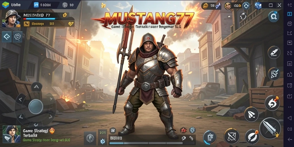 Screenshot gameplay MUSTANG77 menampilkan pertempuran epik dan taktik yang mendalam.