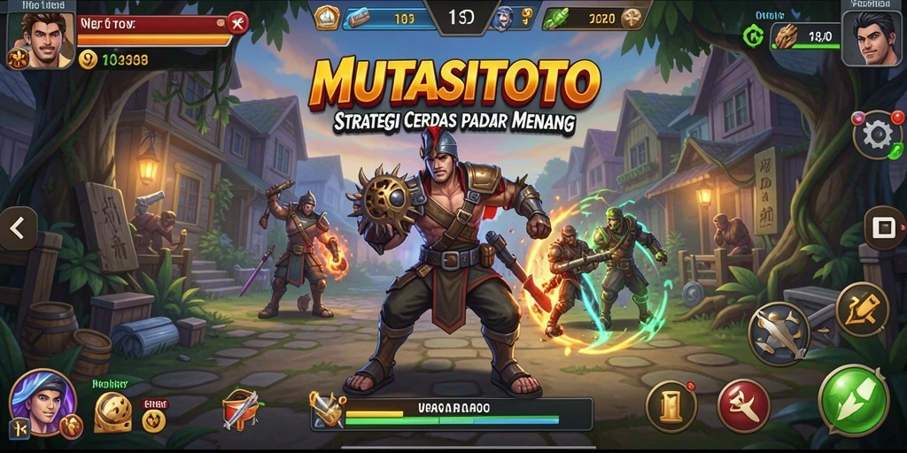 Tampilan gameplay yang menegangkan dalam MUTASITOTO.