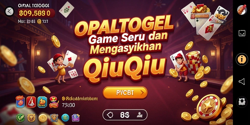 Tampilan seru gameplay QiuQiu di OPALTOGEL.