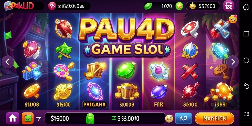 Screenshot PALU4D menampilkan gameplay Slot yang mengasyikkan.