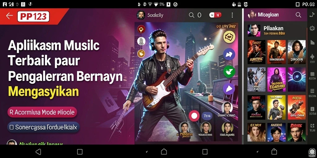 Screenshot gameplay PP123 yang menampilkan tantangan musik yang mengasyikkan.
