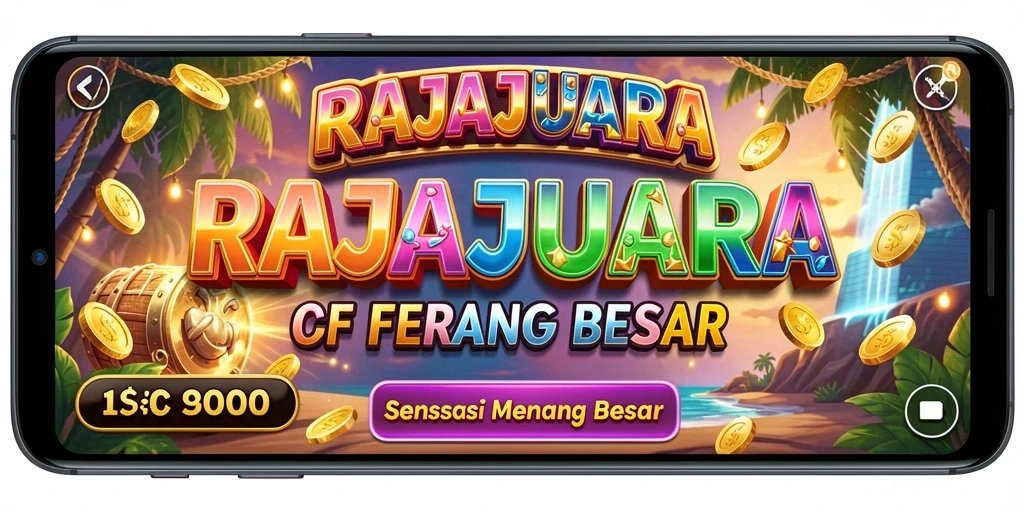 Tampilan gameplay RAJAJUARA dengan fitur slot yang menakjubkan.