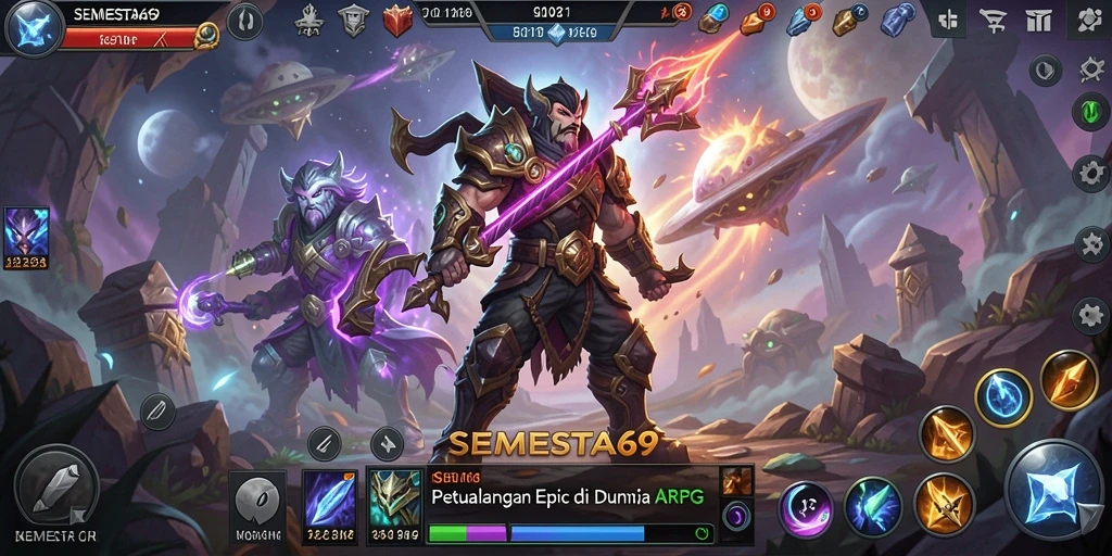 Tampilan mengesankan dari pertarungan ARPG di SEMESTA69.