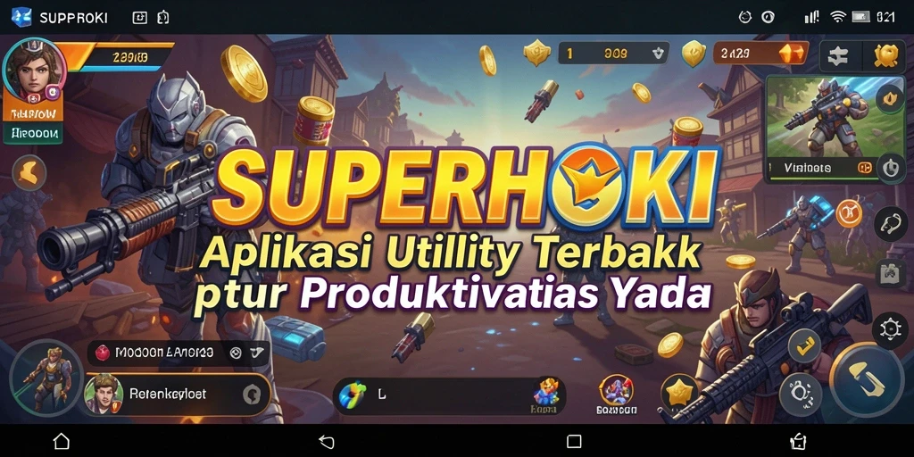 Tampilan antarmuka SUPERHOKI yang intuitif dan modern.
