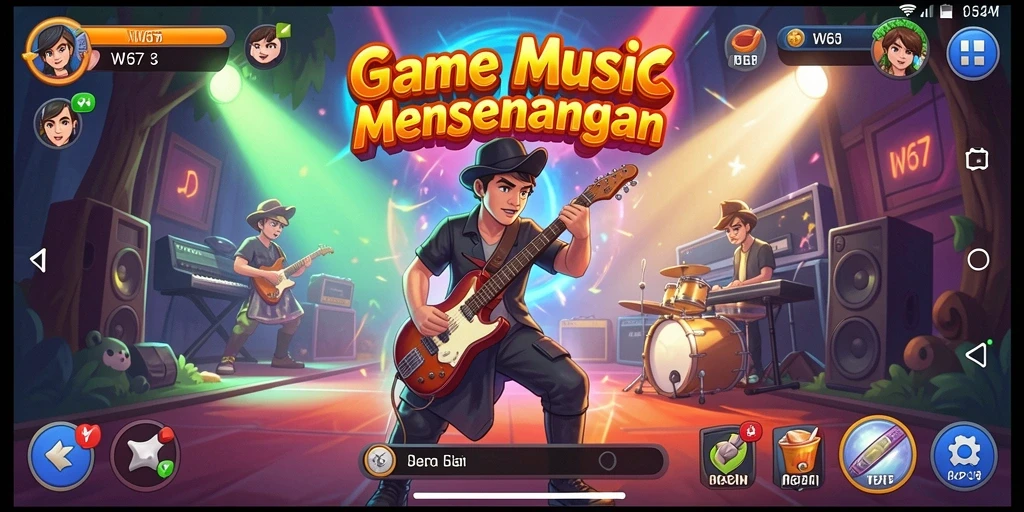 Tampilan gameplay W67 yang menarik dan interaktif.