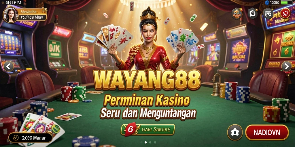 Gameplay menarik dengan grafik luar biasa di WAYANG88.