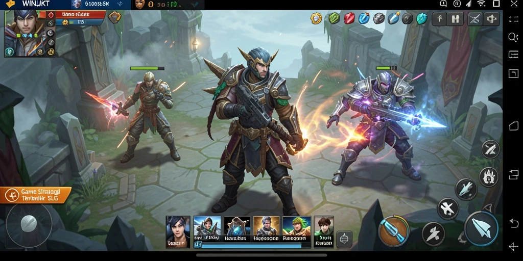 Tampilan gameplay <strong>WINJKT</strong> yang menegangkan dengan strategi yang kompleks.