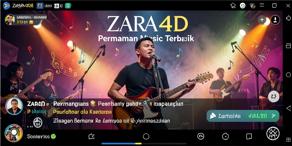Tampilan gameplay ZARA4D yang menarik dan interaktif.